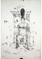 Guido Crepax La sedia a dondolo cm. 70x50