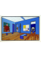 Ugo Nespolo museum visit sala azzurra 35x50 KunstMuseum